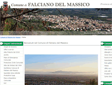 Tablet Screenshot of comune.falcianodelmassico.ce.it